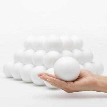 Imagem de Bolas de espuma para artesanato Amoyttn 40 unidades 7,8 cm esferas bra