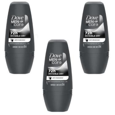 Imagem de Desodorante Rollon Dove MenCare Invisible Dry 72h 50ml Antimanchas - D