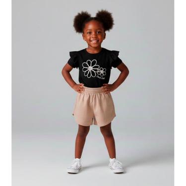 Imagem de Conjunto Infantil Feminino Short Blusa Trick Nick Preto