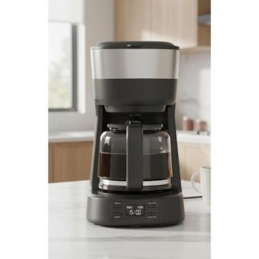 Imagem de Cafeteira Elétrica Programável 1.2L Timer Inox 110v - Congratulations 