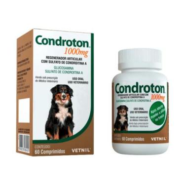Imagem de Regenerador Articular Condroton para Cães com 60 Comprimidos de 1000 m