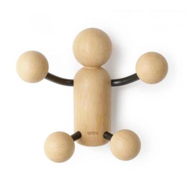 Imagem de Cabide Cabideiro De Parede Woody Natural - Umbra