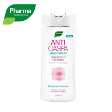 Imagem de Shampoo Anticaspa Pharma Vitacomplex Woman Frasco Branco