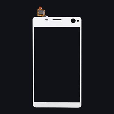 Imagem de HAIJUN Peças de substituição para celular painel de toque para Sony Xperia C4 (cabo flexível (preto) cor: branco)