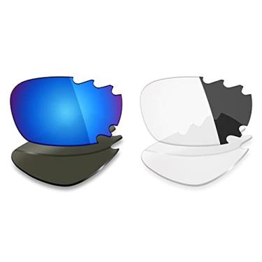Imagem de 2 pares de lentes polarizadas de substituição da Mryok para óculos de sol ventilados Oakley Jawbone – Opções