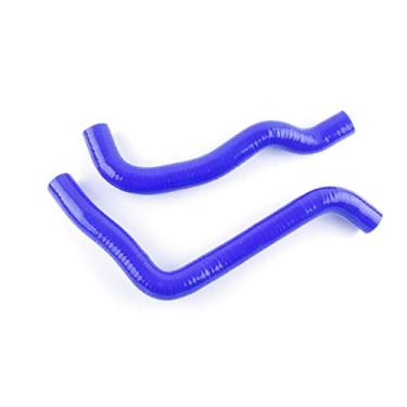Imagem de LUXERAD Kit de mangueira de silicone de arrefecimento com 3 camadas de 4,5 mm de espessura de desempenho para Yamaha R6 03-05 (06-09 R6S) YZF 600 R (azul)