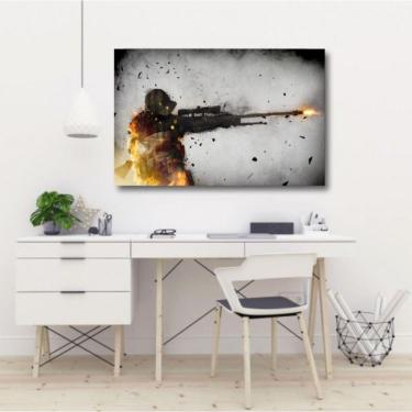 Imagem de Quadro decorativo CSGO Jogos FPS - Tela em Tecido 6