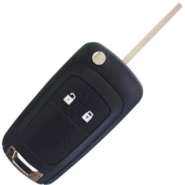 Imagem de Carcaça Chave Canivete Oca 2 Botões Chevrolet