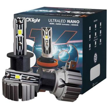 Imagem de Kit Lâmpada Ultra Led H3 Shocklight S16 Nano 6000K 8400Lm