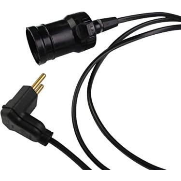 Imagem de Pendente de Tomada 3 M Com Interruptor E Bocal E-27 Com Plugue