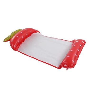 Imagem de Espreguiçadeira flutuante de rede de água, cama flutuante de água ecologicamente correta de natação em PVC