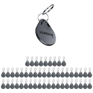 Imagem de Kit 50 Chaveiro Proximidade Dupla Tecnologia Tag RFID 13,56 MHz e 125 kHZ TH 1000 DT In...