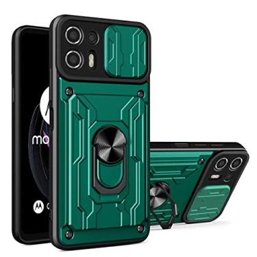 Imagem de YUNCHAO Caixa de telefone Para Motorola Edge 20 Lite Sliding Camshield Card Case capa para celular