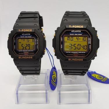 Imagem de Kit 2 Relógio Atlantis 7305G 7305A Digital Resistente a Água
