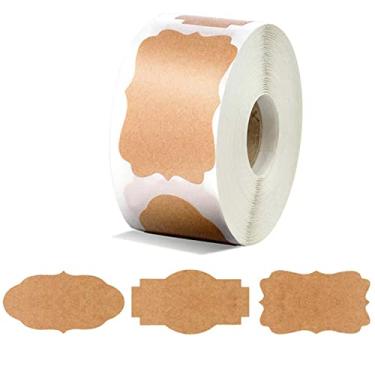 Imagem de 300 peças etiquetas de frasco etiquetas de presente, etiquetas de frasco autoadesivas feitas à mão para recipientes de armazenamento de óleo essencial garrafa de tempero decoração de cosméticos frascos de pedreiro recipientes de alimentos adesivos de artesanato