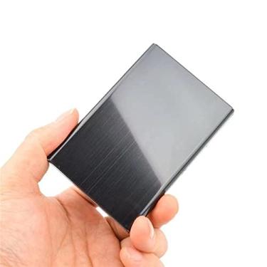 Imagem de YHan Suporte de cartão de crédito de aço inoxidável com bloqueio de RFID, carteira fina de metal para carteira de motorista, cartões de identificação, cartões de crédito ou cartões de visita (10