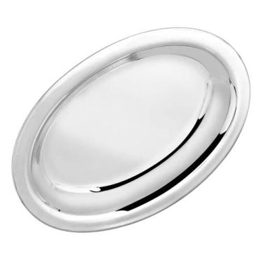 Imagem de Travessa Oval Inox Classic 30cm 123Útil - 123 Útil