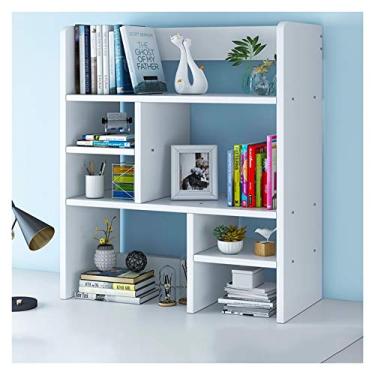 Imagem de KIZQYN Estante de 3 níveis Estante Organizador de Mesa Rack de Armazenamento de Escritório Multiuso Estante de Mesa para Estante de Cozinha de Escritório (Cor: Ouro, Tamanho: L 60 cm)