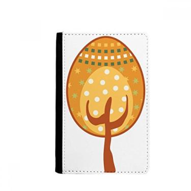 Imagem de Festival de Páscoa Ovo Amarelo Árvore Passaporte Porta Cartão Notecase Burse, Multicolor