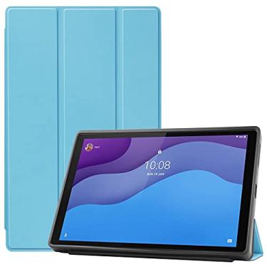 Imagem de Capa protetora para tablet Para a guia Lenovo. M10 HD (2ª Gen) 10.1 2020 Tb- (x306f) Tampa do caso da tabuleta, macia Tpu. Capa de proteção com auto vigília/sono Estojos para Tablet PC (Color : Sk