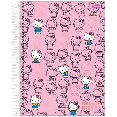 Imagem de Caderno Espiral Hello Kitty Bonecas 10 Matérias 160 Folhas - Jandaia