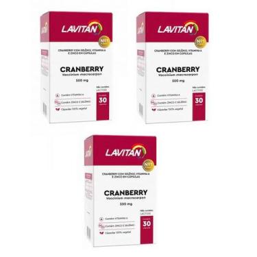 Imagem de Kit Com 3 Lavitan Cranberry 30 Cápsulas - Cimed