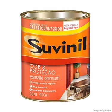 Imagem de Esmalte Sintético Brilhante Preto 900ml Cor e Proteção Premium para Madeiras e Metais Suvinil