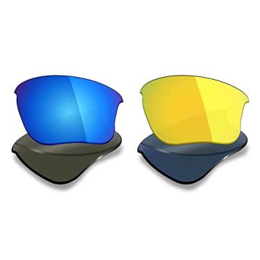 Imagem de 2 pares de lentes polarizadas de substituição da Mryok para óculos de sol Oakley Flak Jacket XLJ – Opções