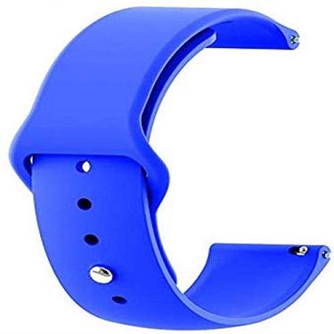 Imagem de Pulseira Sport Nandos-Store compatíveis com Samsung Galaxy Watch 3-41mm ou 45mm - (41mm - Azul royal tipo apple)