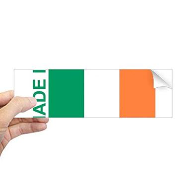 Imagem de DIYthinker Adesivo retangular Made in Ireland Country Love para janela de notebook