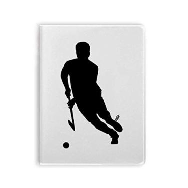 Imagem de Caderno de hóquei esportivo, corrida, educação física, capa de chiclete, diário de capa macia