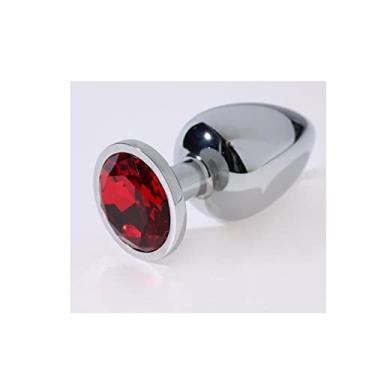 Imagem de Plug Anal Produtos para adultos Brinquedos Aço Inoxidável Masturbação Paquera Plug Anal Redondo Prata Tamanho S/M/G Tamanho SM Suprimentos de Bumbum