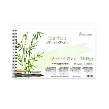 Imagem de Caderno técnicas mistas Bamboo Mixed Media 265 g/m², 15,3x25cm, 15 fls