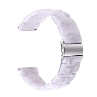 Imagem de DFAMIN Pulseira de resina leve de 20 mm quente para Garmin VENU SQ/VENU 2 Plus/Vivomove HR pulseira cinto liso acessórios inteligentes instalação rápida (cor: n, tamanho: para VENU2 Plus)
