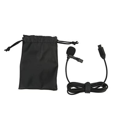 Imagem de Microfone Sem Fio Omnidirecional,Microfone De Lapela Sem Fio Profissional, Microfone De Lapela De Metal - Microfone De Lapela De Metal De Alta Sensibilidade De 34dB Para Smartphones Insta360 ONE R E