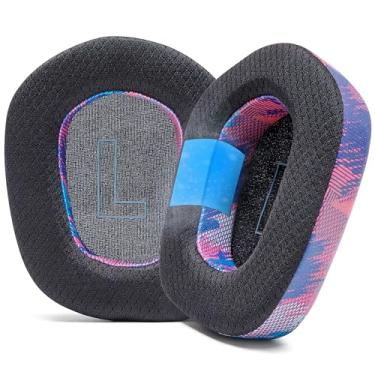 Imagem de WC Freeze G733 - Almofadas de gel de resfriamento para fones de ouvido Logitech G733 da Wicked Cushions | Conforto e espessura aprimorados com gel refrescante para jogos épicos | Speed ​​Racer