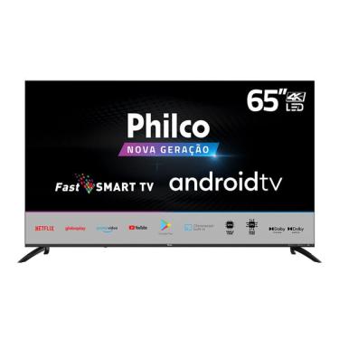 Imagem de Fast Smart Tv Philco 65" Ptv65g70agcbl Android Tv 4k Bivolt