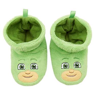 Imagem de Pantufas PJ Masks para meninos – Pijamas Catboy, Owlette, Gekko, Verde, 5.5-6 Toddler