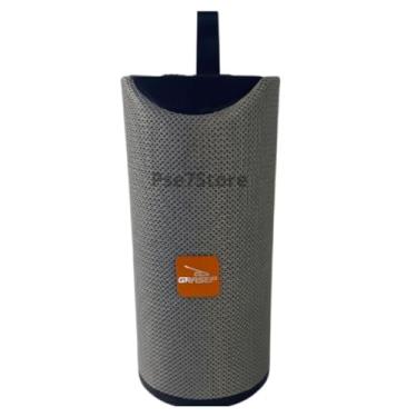 Imagem de Caixa De Som Bluetooth Portátil Com Alça Design Compacto Colorida Som Subwoofer Potente (Cinza)