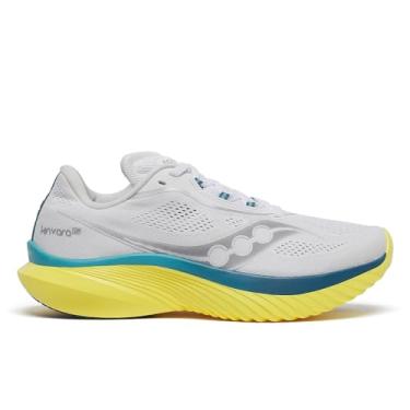Imagem de Saucony Tênis feminino Kinvara 15, Branco/Finch, 35