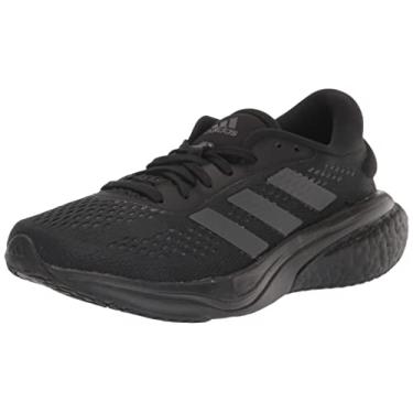 Imagem de adidas Tênis de corrida feminino Supernova 2, Preto/cinza/preto, 5.5