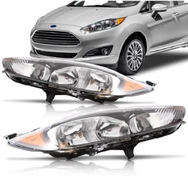 Imagem de Farol Dianteiro New Fiesta 2014 2015 2016 2017 2018 2019 Máscara Negra Tyc - UNIDADE LADO:DIREITO (Passageiro)