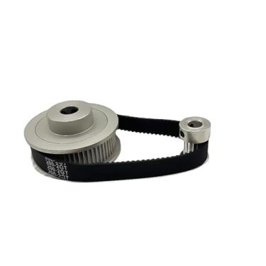 Imagem de Correia de sincronização Conjunto de polia de correia dentada 2gt gt2 2m voron 12t 60 dentes redução acessórios de impressora 3d largura da correia 10mm furo4-14mm engrenagem síncrona Correia de acion