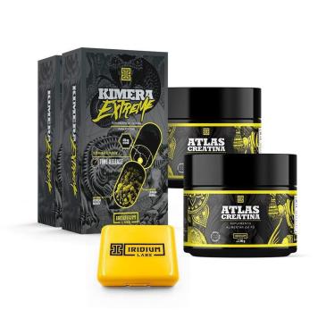 Imagem de Kit 2x Creatina + 2x Kimera Extreme Termogênico + Porta Caps-Unissex