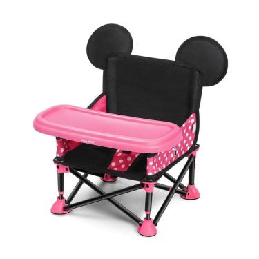 Imagem de Cadeirinha de Alimentação Cadeira PopCorn Infantil Bebê +6M 15Kg Portátil Minnie Mickey...