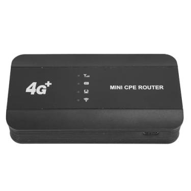 Imagem de Hotspot Móvel, Roteador 4G LTE Com Slot para Cartão SIM, Porta RJ45 Tipo C, até 10 Usuários, 300 Mbps de Alta Velocidade, Roteador de Viagem Portátil para Negócios Domésticos,
