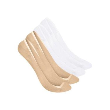 Imagem de Kit 4 Pares de Sapatilhas Selene 7340-003 Colorido - Genérico, Branco