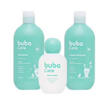 Imagem de Kit Banho Bebê Infantil Shampoo Condicionador 400ml Colônia 100ml Sem 