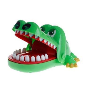 Imagem de Jogo Croc Croc Crocodilo Morde Dedo Jacaré Dentista Brinquedo Desafio 