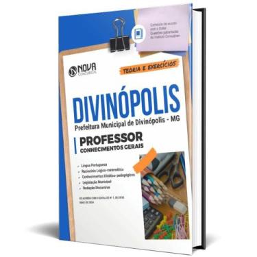 Imagem de Apostila Prefeitura Divinópolis Mg 2024 Professor - Nova Concursos